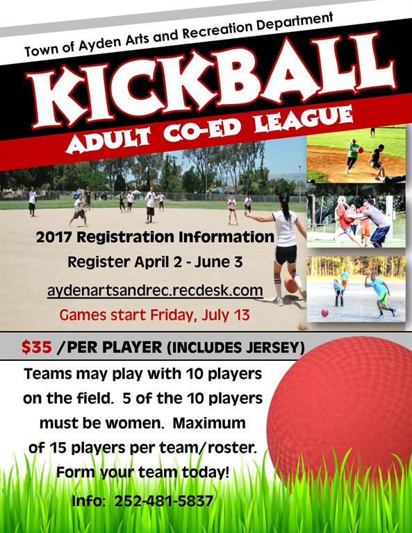 Ayden Arts and Recreation Kickball